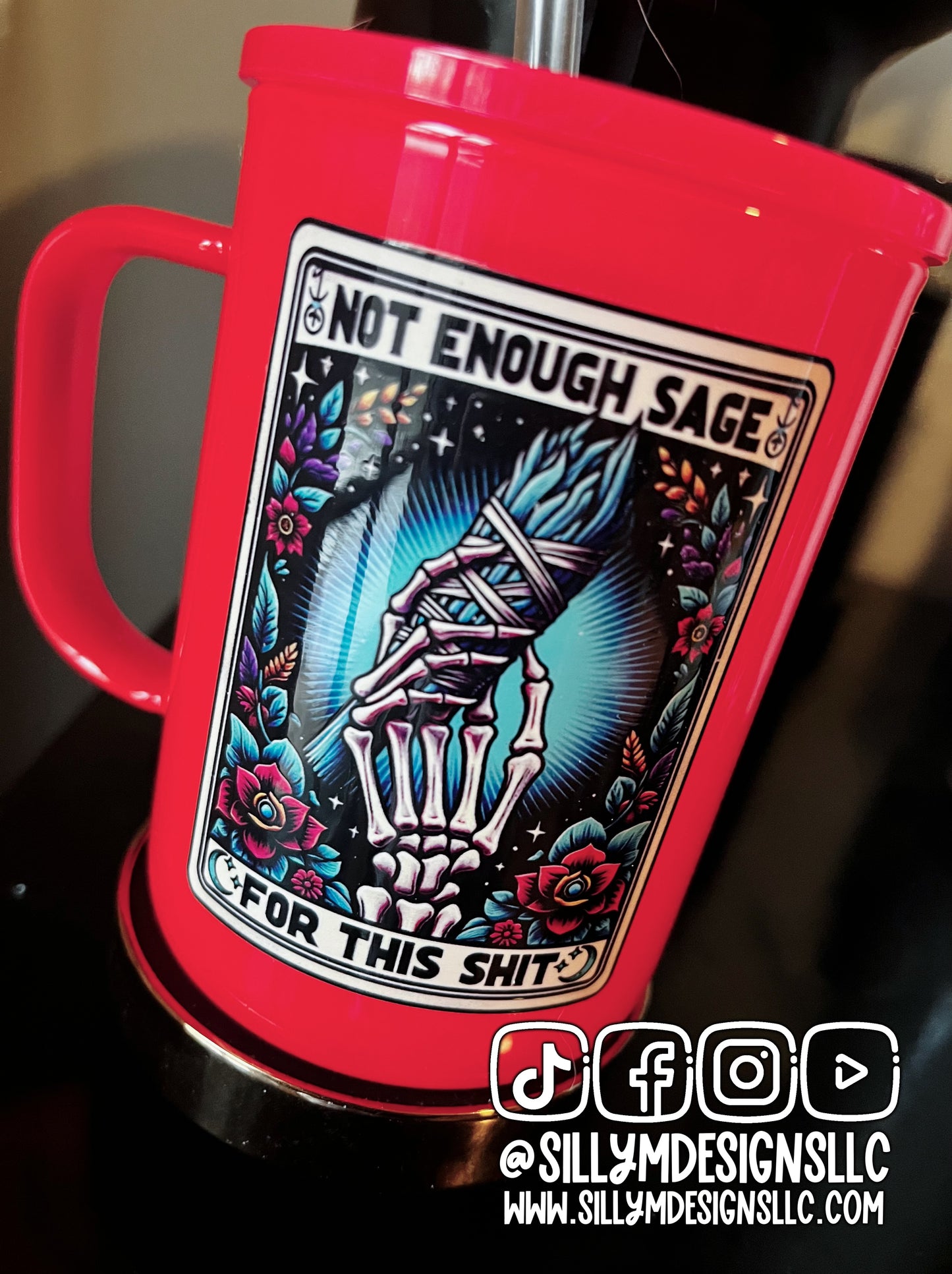 Not Enough Sage Glass 17 oz