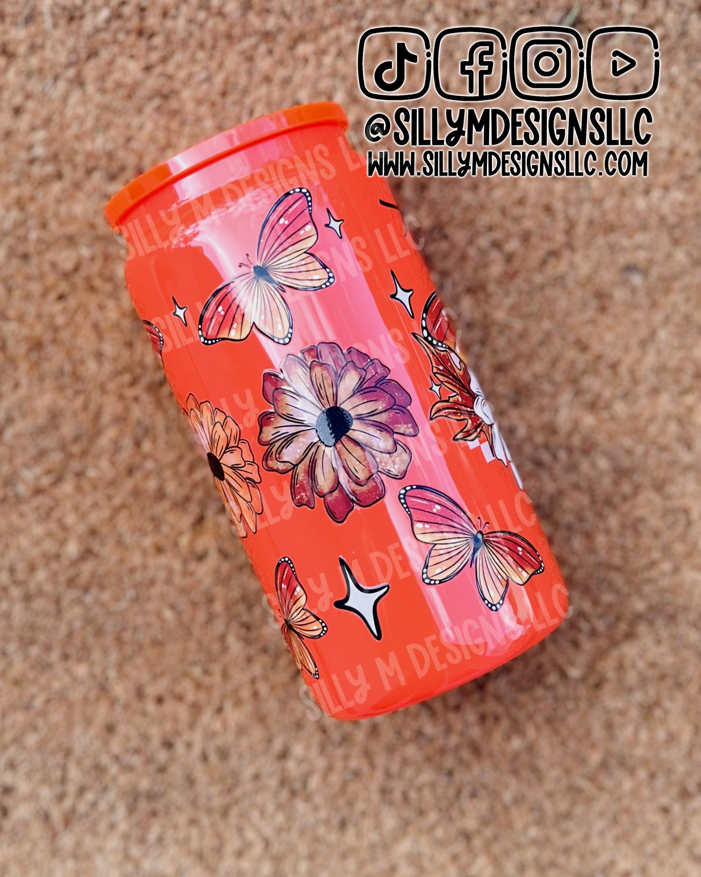 Fall Butterflies 16oz