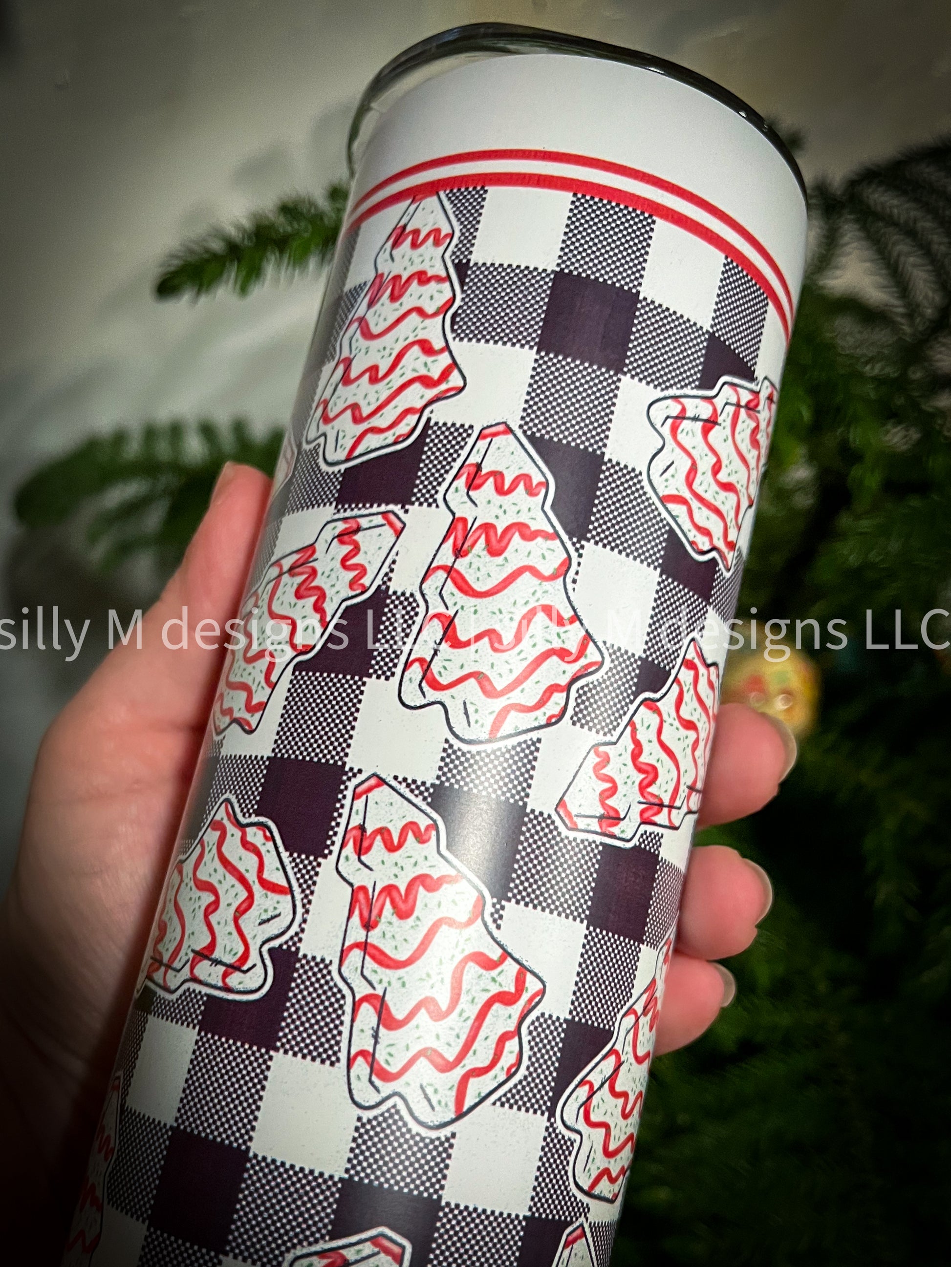 Holiday Donuts Inspired 22 oz. Matte Reusable Tumbler